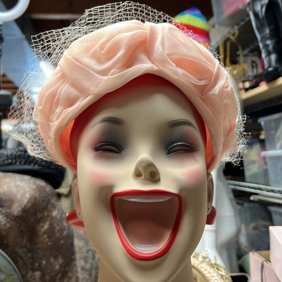 Noreen Fashion Pink Vintage Hat - Picture 14 of 14